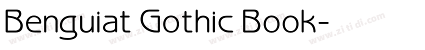 Benguiat Gothic Book字体转换